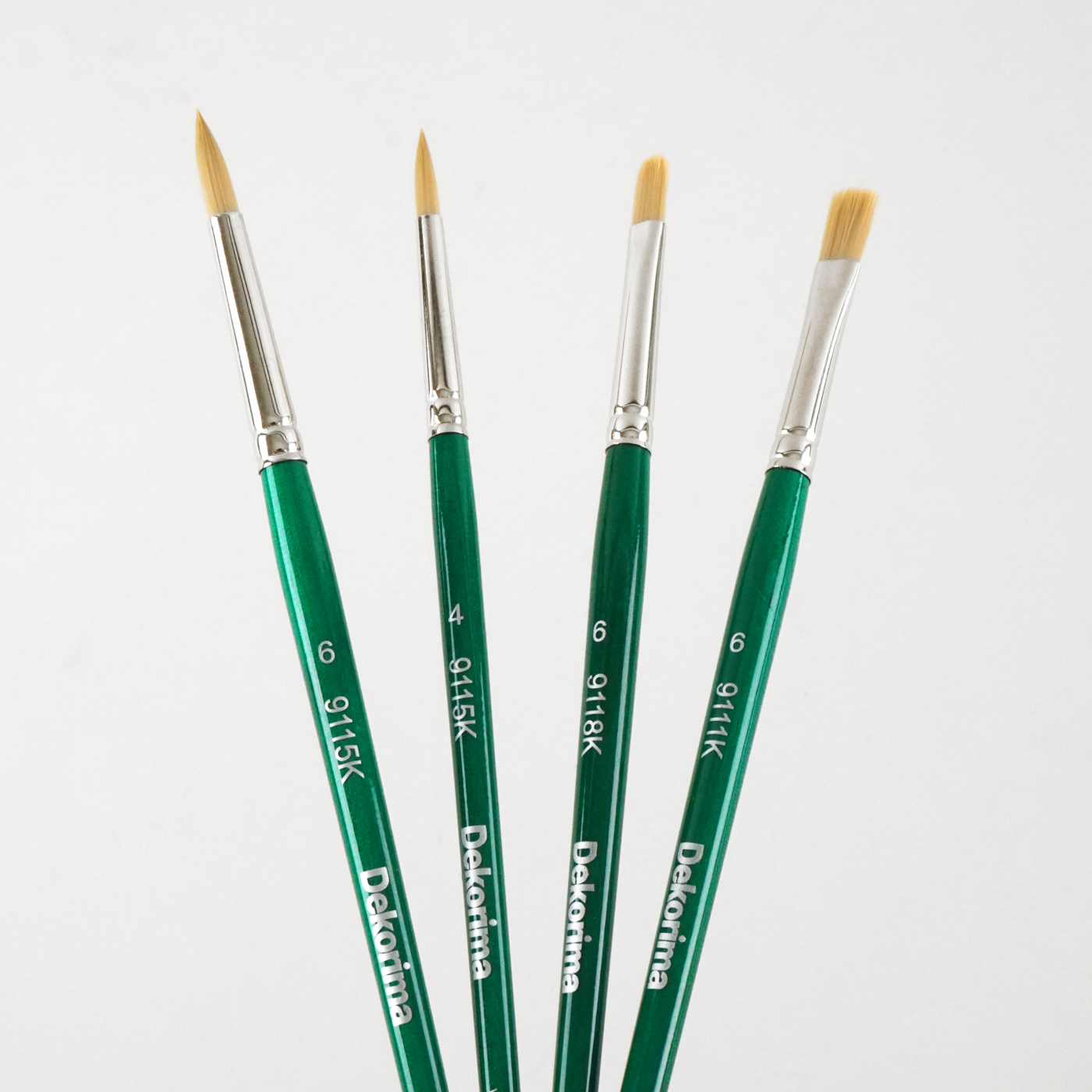 Synthetische penselen Universal 4-set