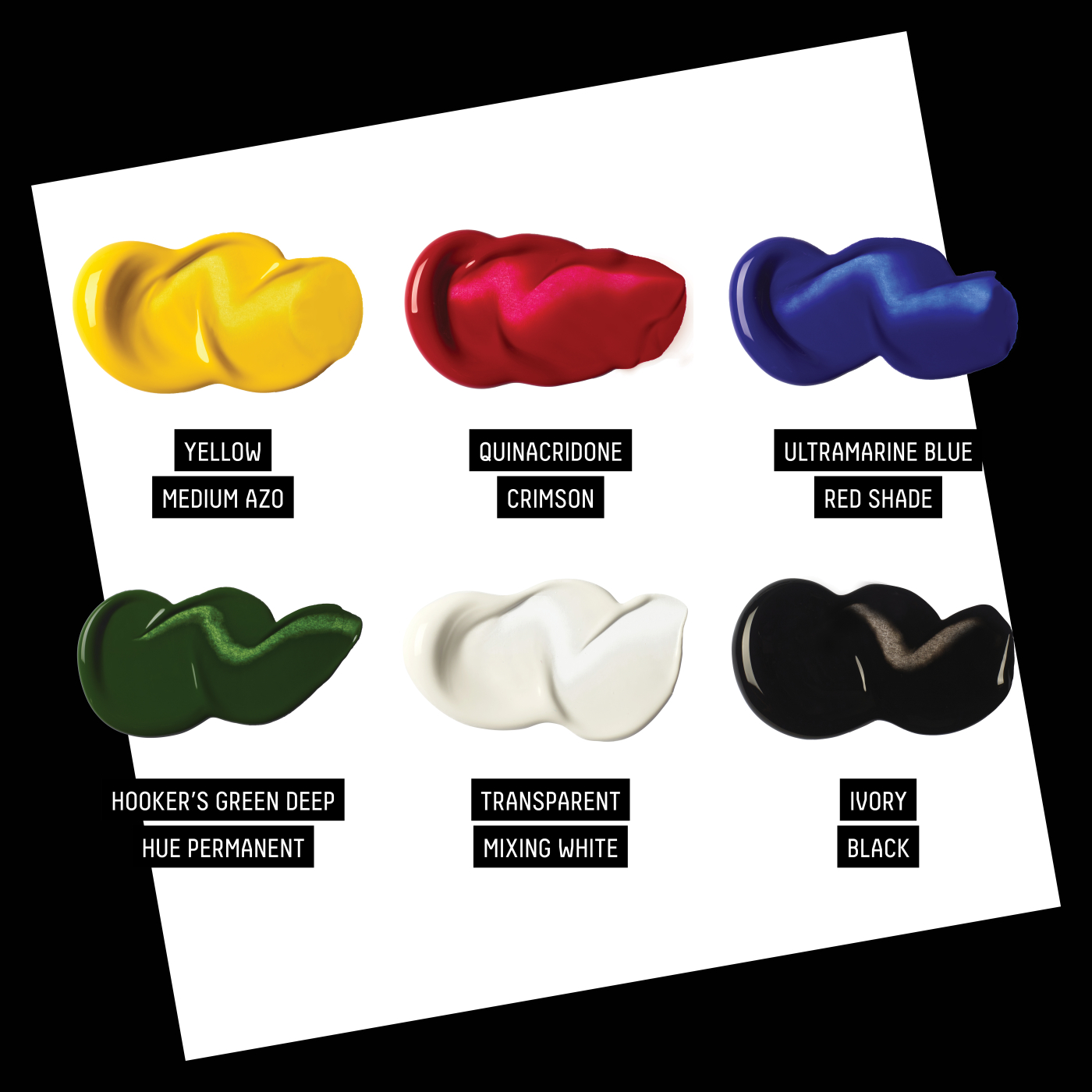 Acrylverf Soft Body Mixing Set 6x22 ml