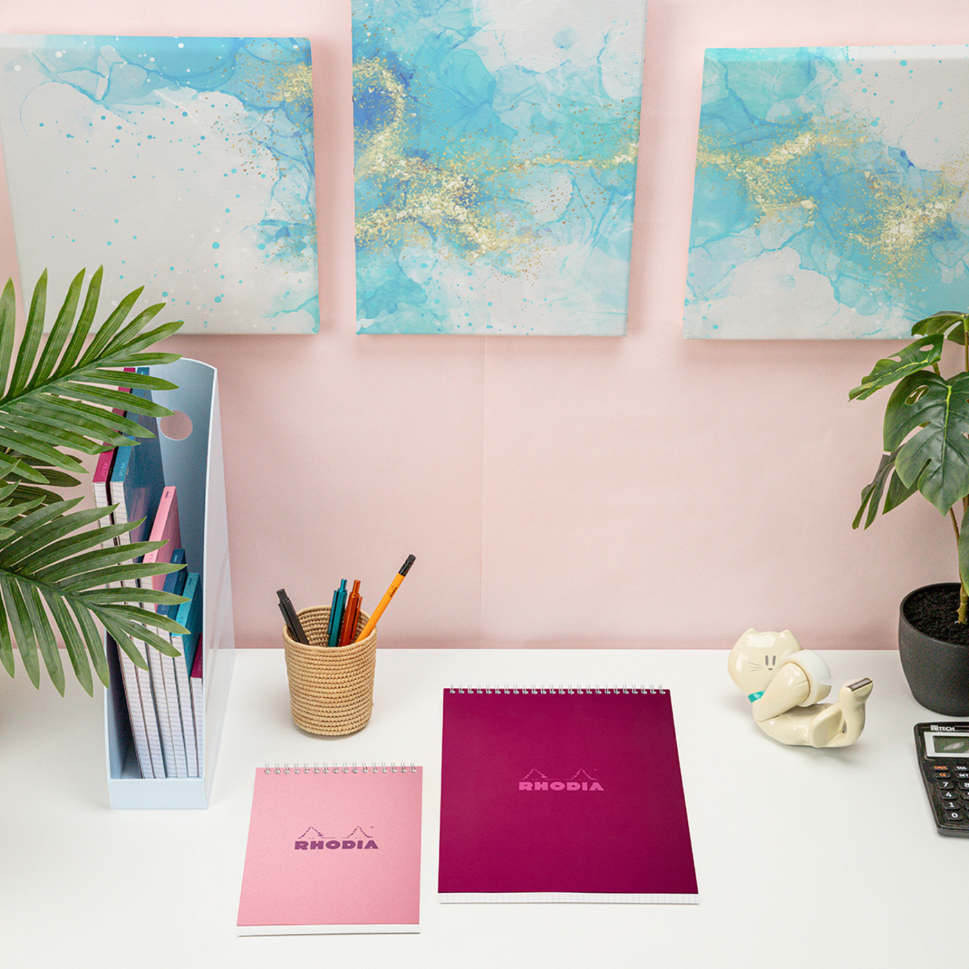 Classic Notepad Pink A5 Gelinieerd