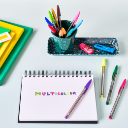 Cristal Multicolor Balpen 15-pack in de groep Pennen / Schrijven / Inktpennen bij Voorcrea (100233)