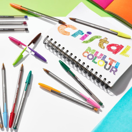 Cristal Multicolor Balpen 15-pack in de groep Pennen / Schrijven / Inktpennen bij Voorcrea (100233)