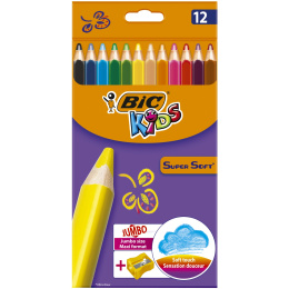Kids Jumbo Kleurpotloden 12-set (+2 jaar) in de groep Kids / Kinderpotloden en -stiften / Kleurpotloden voor kinderen bij Voorcrea (100246)