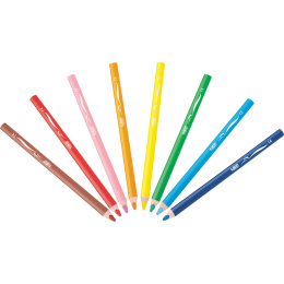 Kids Jumbo Kleurpotloden 12-set (+2 jaar) in de groep Kids / Kinderpotloden en -stiften / Kleurpotloden voor kinderen bij Voorcrea (100246)
