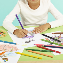 Kids Jumbo Kleurpotloden 12-set (+2 jaar) in de groep Kids / Kinderpotloden en -stiften / Kleurpotloden voor kinderen bij Voorcrea (100246)