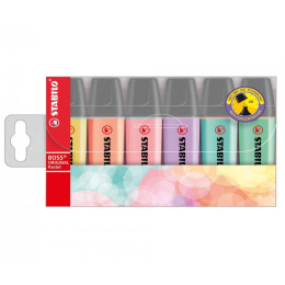 Boss Pastel 6-pack in de groep Pennen / Labelen en kantoor / Markeerstiften bij Voorcrea (100297)