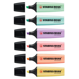 Boss Pastel Highlighter per stuk in de groep Pennen / Labelen en kantoor / Markeerstiften bij Voorcrea (100298_r)