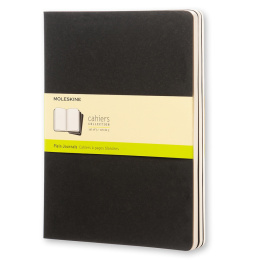Cahier Notebook XL Black in de groep Papier & Blokken / Schrijven en noteren / Notitieboeken bij Voorcrea (100325_r)