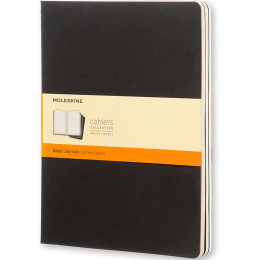 Cahier Notebook XL Black in de groep Product series / Moleskine Cahier Collection bij Voorcrea (100325_r)