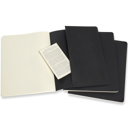 Cahier Notebook XL Black in de groep Product series / Moleskine Cahier Collection bij Voorcrea (100325_r)