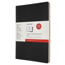 Cahier Subject A4 Black/Kraft Ruled in de groep Papier & Blokken / Schrijven en noteren / Notitieboeken bij Voorcrea (100338)