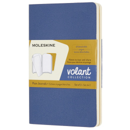 Volant Pocket Notebook Blue/Yellow in de groep Papier & Blokken / Schrijven en noteren / Notitieboeken bij Voorcrea (100343_r)