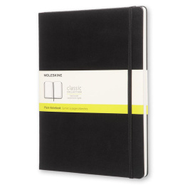 Classic Hard Cover Notebook XL Black in de groep Papier & Blokken / Schrijven en noteren / Notitieboeken bij Voorcrea (100362_r)