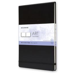 Watercolor ART collection Album A4 Black in de groep Papier & Blokken / Tekenblokken / Aquarelblokken bij Voorcrea (100379)
