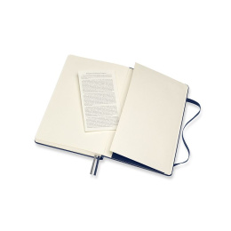 Classic Hard Cover Notebook Expanded Blue Ruled in de groep Papier & Blokken / Schrijven en noteren / Notitieboeken bij Voorcrea (100431)