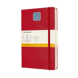 Classic Hard Cover Notebook Expanded Red in de groep Papier & Blokken / Schrijven en noteren / Notitieboeken bij Voorcrea (100432_r)