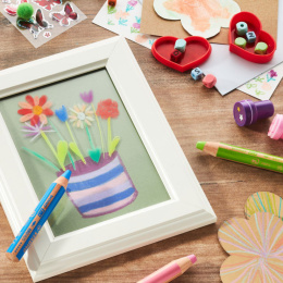 Woody 3-in-1 Kleurpotloden 10-set (3 jaar+) in de groep Kids / Kinderpotloden en -stiften / Kleurpotloden voor kinderen bij Voorcrea (100444)