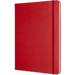 Classic Hard Cover Notebook XL Red in de groep Papier & Blokken / Schrijven en noteren / Notitieboeken bij Voorcrea (100459_r)
