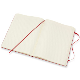 Classic Hard Cover Notebook XL Red in de groep Papier & Blokken / Schrijven en noteren / Notitieboeken bij Voorcrea (100459_r)