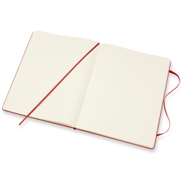 Classic Hard Cover Notebook XL Red in de groep Papier & Blokken / Schrijven en noteren / Notitieboeken bij Voorcrea (100459_r)