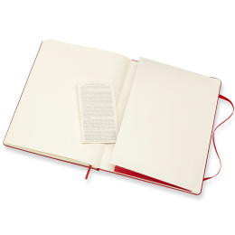 Classic Hard Cover Notebook XL Red in de groep Papier & Blokken / Schrijven en noteren / Notitieboeken bij Voorcrea (100459_r)