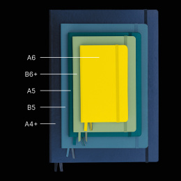 Notebook A6 Pocket Black in de groep Papier & Blokken / Schrijven en noteren / Notitieboeken bij Voorcrea (100721_r)