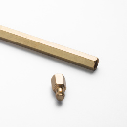 Classic Reflect Pencil lead box Brass in de groep Kunstenaarsmateriaal / Kunstenaarstoebehoren / Opbergen bij Voorcrea (101379)