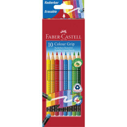Colour Grip Uitwisbare Kleurpotloden 10-set (+3 jaar) in de groep Kids / Kinderpotloden en -stiften / Kleurpotloden voor kinderen bij Voorcrea (101397)