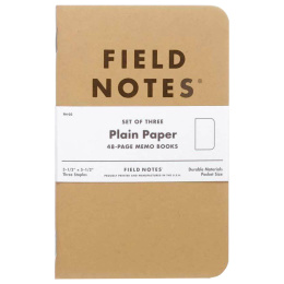 Memo Book Plain 3-pack in de groep Papier & Blokken / Schrijven en noteren / Notitieboeken bij Voorcrea (101424)