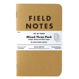 Memo Book Mixed 3-pack in de groep Papier & Blokken / Schrijven en noteren / Notitieboeken bij Voorcrea (101426)