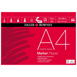 Marker Paper A4 in de groep Papier & Blokken / Tekenblokken / Markerblokken bij Voorcrea (101460)