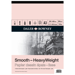 Smooth HeavyWeight A3 in de groep Papier & Blokken / Tekenblokken / Teken- en schetsblokken bij Voorcrea (101466)