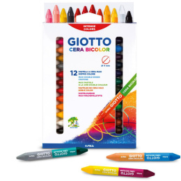 Cera Bicolo 12-set (3 jaar+) in de groep Kids / Kinderpotloden en -stiften / Kinderkrijtjes bij Voorcrea (101595)