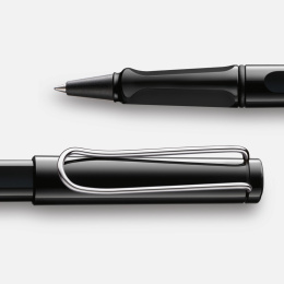 Safari Rollerball Shiny black in de groep Pennen / Fine Writing / Rollerball bij Voorcrea (101918)