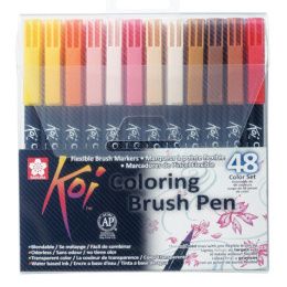Koi Colouring Brush Pen 48-set in de groep Pennen / Kunstenaarspotloden en -stiften / Brushpennen bij Voorcrea (102308)
