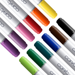 Ciao 12-set Basic colors in de groep Pennen / Kunstenaarspotloden en -stiften / Illustratiemarkers bij Voorcrea (103253)