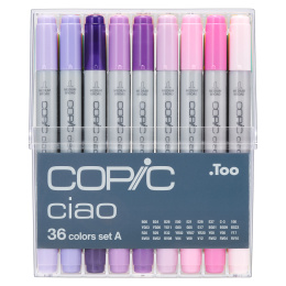 Ciao 36-set Basic colors A in de groep Pennen / Kunstenaarspotloden en -stiften / Illustratiemarkers bij Voorcrea (103254)