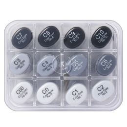 Sketch 12-set CG Cool Grey in de groep Pennen / Kunstenaarspotloden en -stiften / Illustratiemarkers bij Voorcrea (103311)