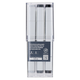 Classic 12-set Neutral Gray in de groep Pennen / Kunstenaarspotloden en -stiften / Illustratiemarkers bij Voorcrea (103319)
