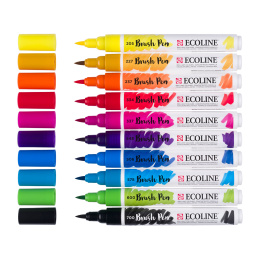 Ecoline Brush Pen 10-set in de groep Pennen / Kunstenaarspotloden en -stiften / Penseelstiften bij Voorcrea (103718)