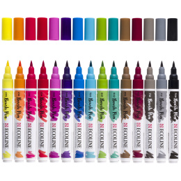 Ecoline Brush Pen 15-set in de groep Pennen / Kunstenaarspotloden en -stiften / Penseelstiften bij Voorcrea (103719)