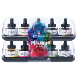 Ecoline Mixing Aquarelverf 10-set in de groep Kunstenaarsmateriaal / Kunstenaarsverf / Aquarelverf bij Voorcrea (103784)