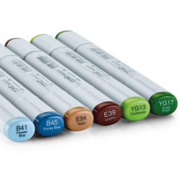 Sketch 6-pack Earth Essentials in de groep Pennen / Kunstenaarspotloden en -stiften / Illustratiemarkers bij Voorcrea (103861)