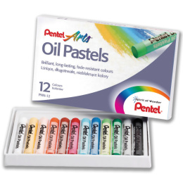 Oliepastel 12-set in de groep Kunstenaarsmateriaal / Krijt en potloden / Pastelkrijt bij Voorcrea (104641)