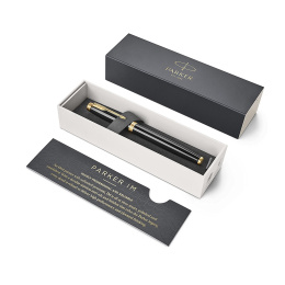 IM Black/Gold Rollerball in de groep Pennen / Fine Writing / Rollerball bij Voorcrea (104671)