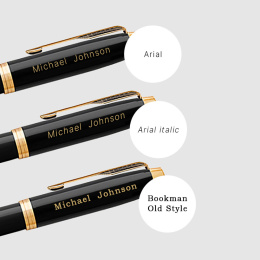 IM Black/Gold Rollerball in de groep Pennen / Fine Writing / Rollerball bij Voorcrea (104671)