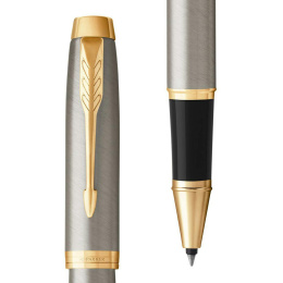 IM Brushed/Gold Rollerball in de groep Pennen / Fine Writing / Rollerball bij Voorcrea (104677)