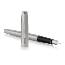 Sonnet Steel/Chrome Vulpen Fine in de groep Pennen / Fine Writing / Vulpennen bij Voorcrea (104817)