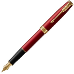 Sonnet Red/Gold Vulpen Medium in de groep Pennen / Fine Writing / Vulpennen bij Voorcrea (104827)