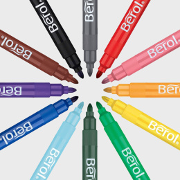 Colour Broad Tip 12-pack (3 jaar+) in de groep Kids / Kinderpotloden en -stiften / Viltstiften voor kinderen bij Voorcrea (104845)