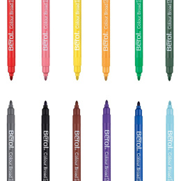 Colour Broad Tip 42-pack (3 jaar+) in de groep Kids / Kinderpotloden en -stiften / Viltstiften voor kinderen bij Voorcrea (104846)
